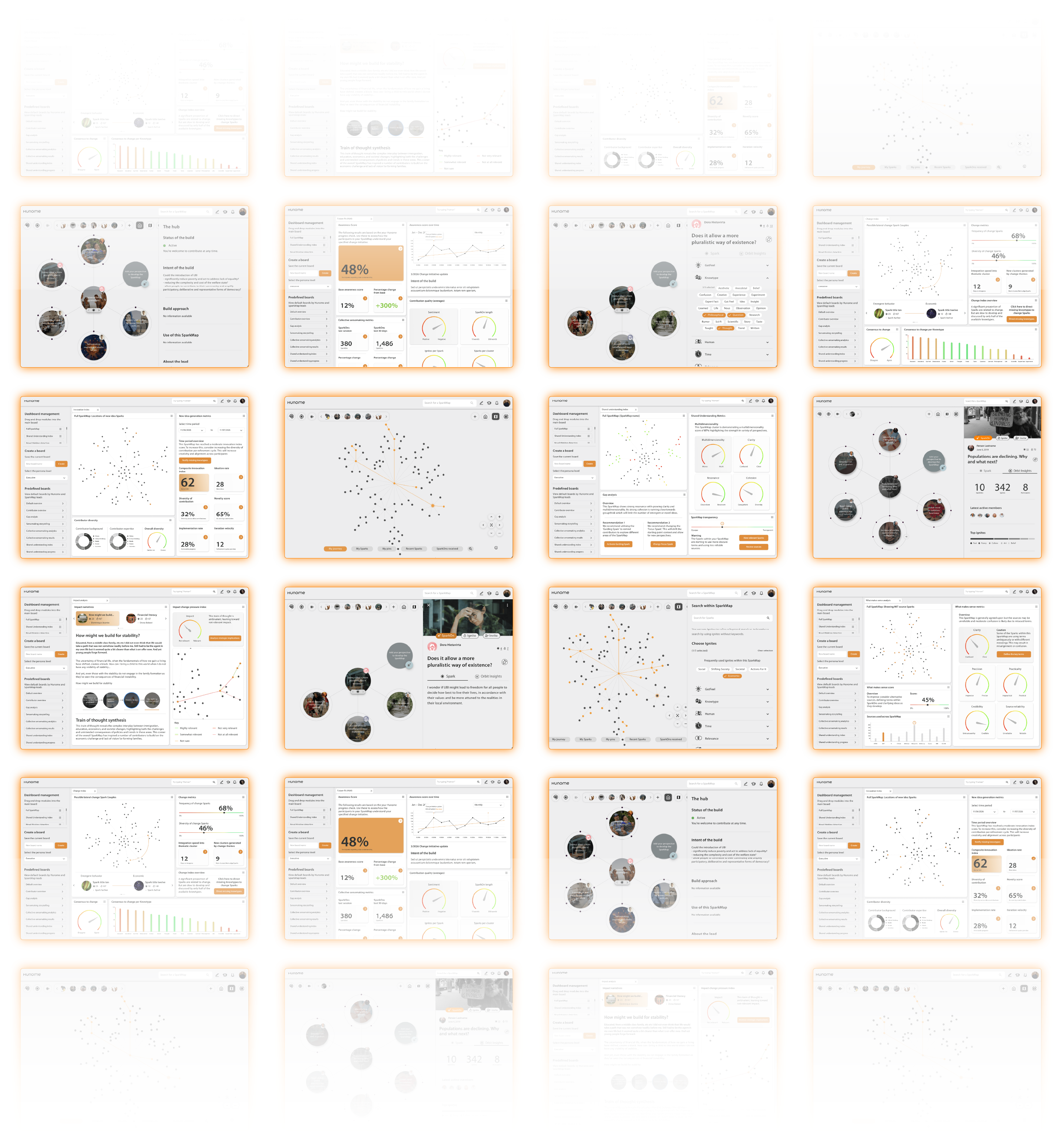 Hunome platform overview — SparkMap and The Lens